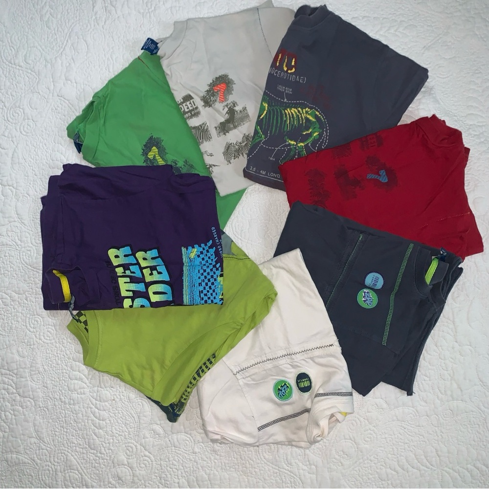 Boys Naartjie Tees Bundle size 10-12